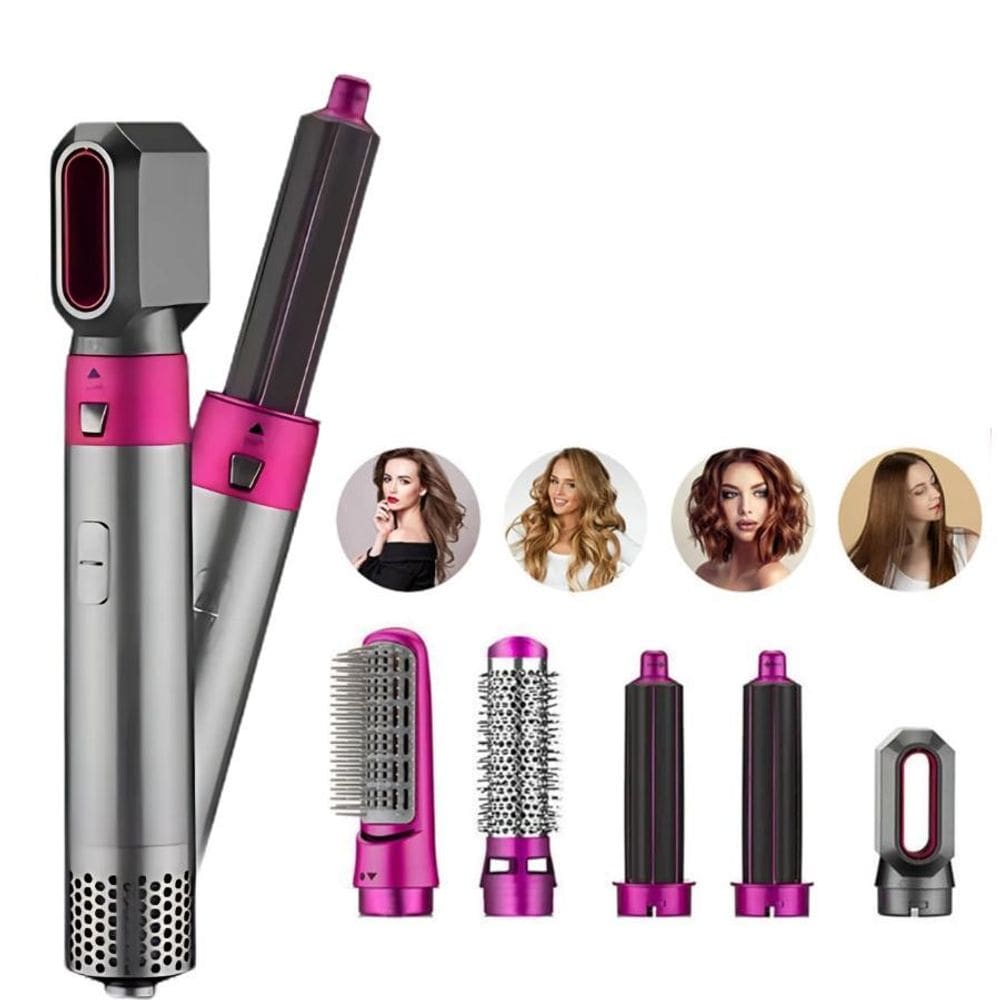 Escova Secadora Multifuncional 5 Em 1 Penteado Fácil E