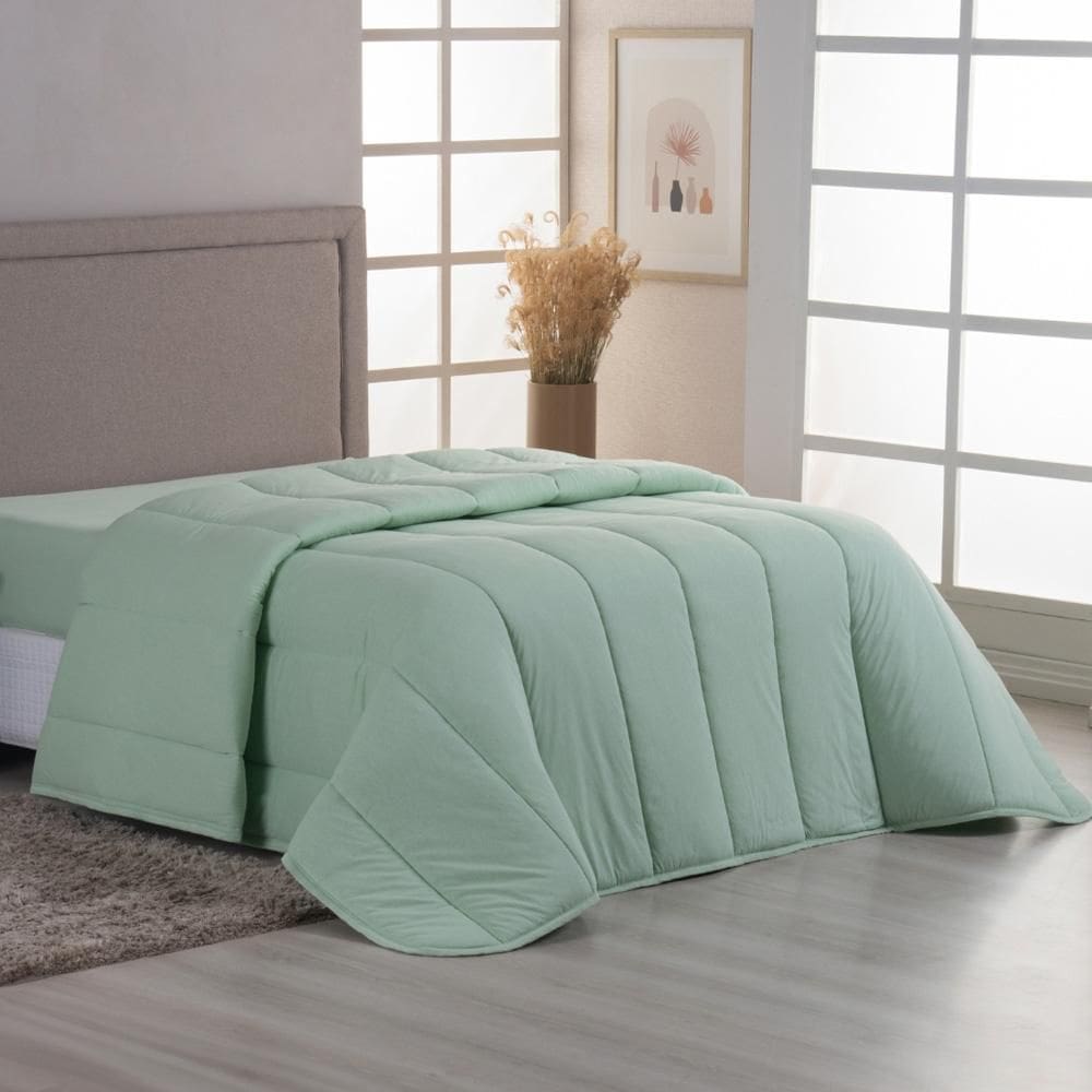 Edredom Cobertor Sonnet Queen Malha Lisa Dupla Face 100%