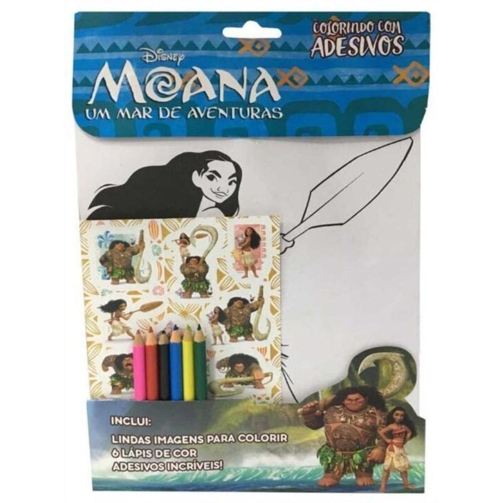Disney - Moama um Mar de Aventuras - Colorindo Com Adesivos