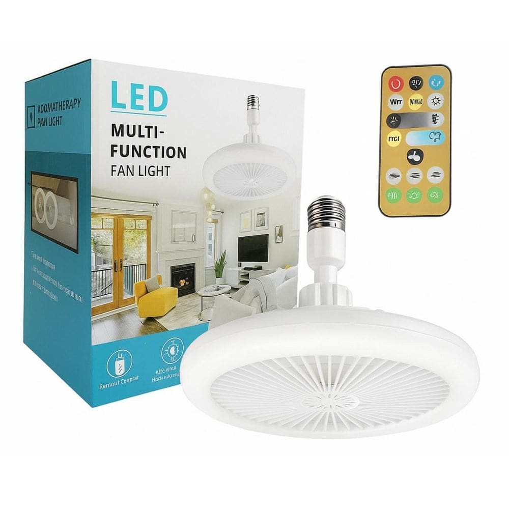 Luminária De Teto Com Ventilador Led 30W, Locais Pequenos
