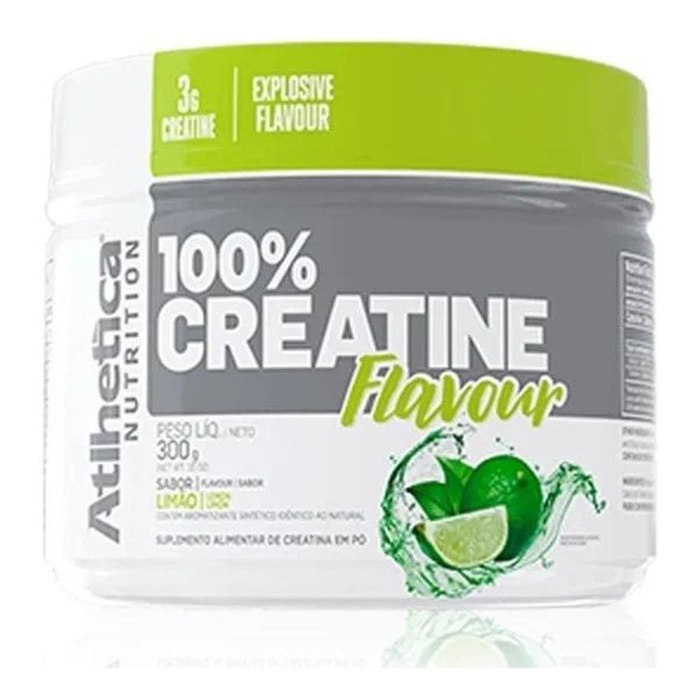 2X 100% Creatina Flavour Pote 300G - Atlhetica Nutrition
