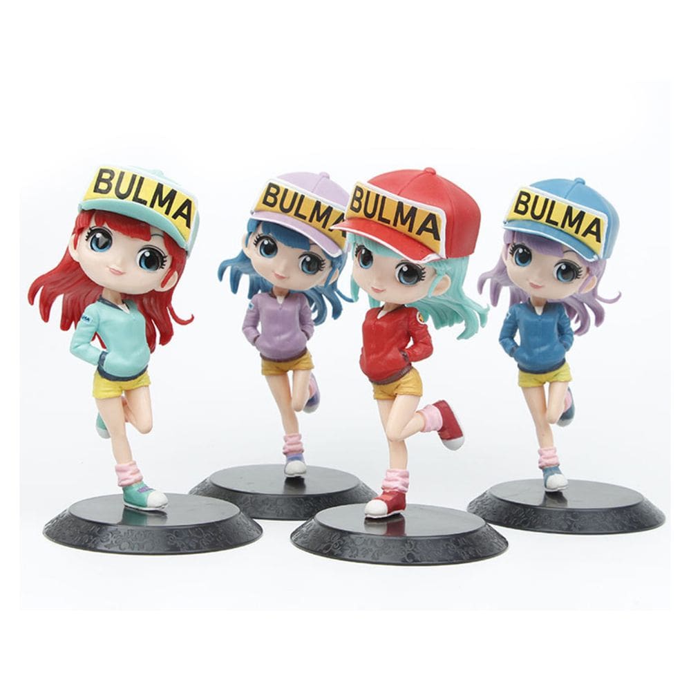 Modelo da coleção Figure Toy, 4 peças, Slumps Girl Anime