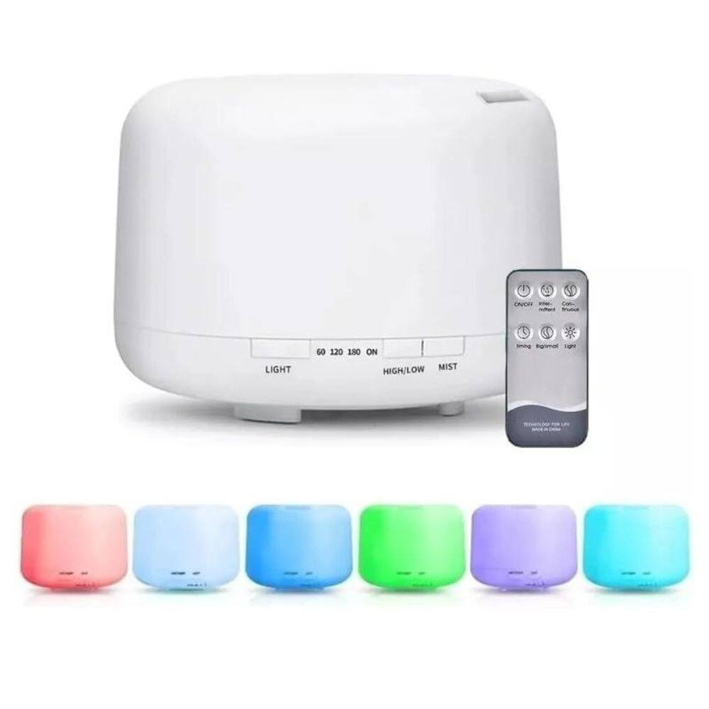 Aromatizador Difusor De Aromas Óleo Essencial Elétrico 500Ml