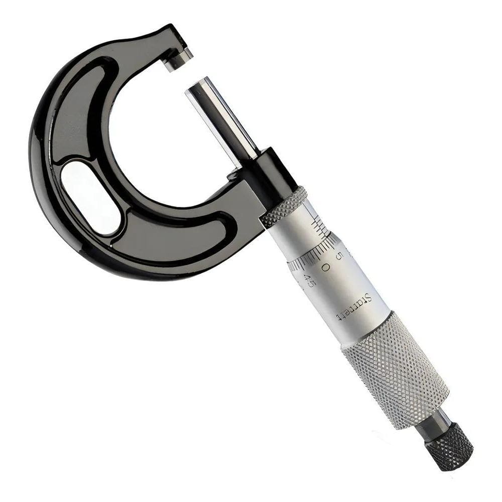 Micrometro Mecanico De 0Mm A 25Mm, Precisao De 0,01Mm Mfl