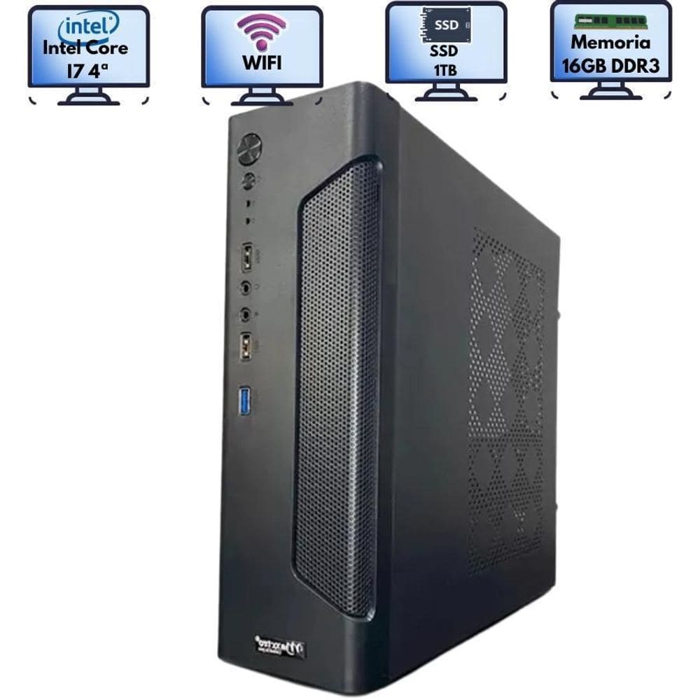 Pc Slim Pdv Empresarial Trabalho I7 4A 16Gb 1Tb Windows 11