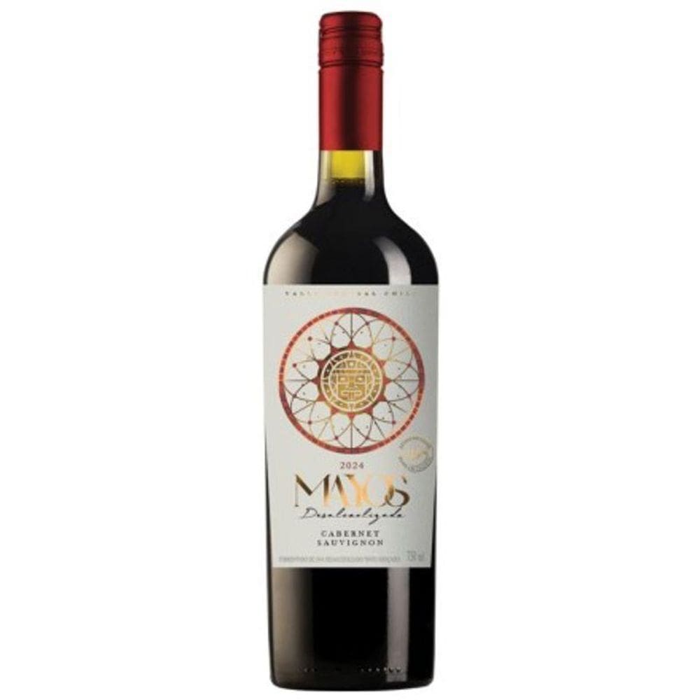 Vinho Sem Álcool Tinto Mayos - 750Ml - Chile - 01 Un