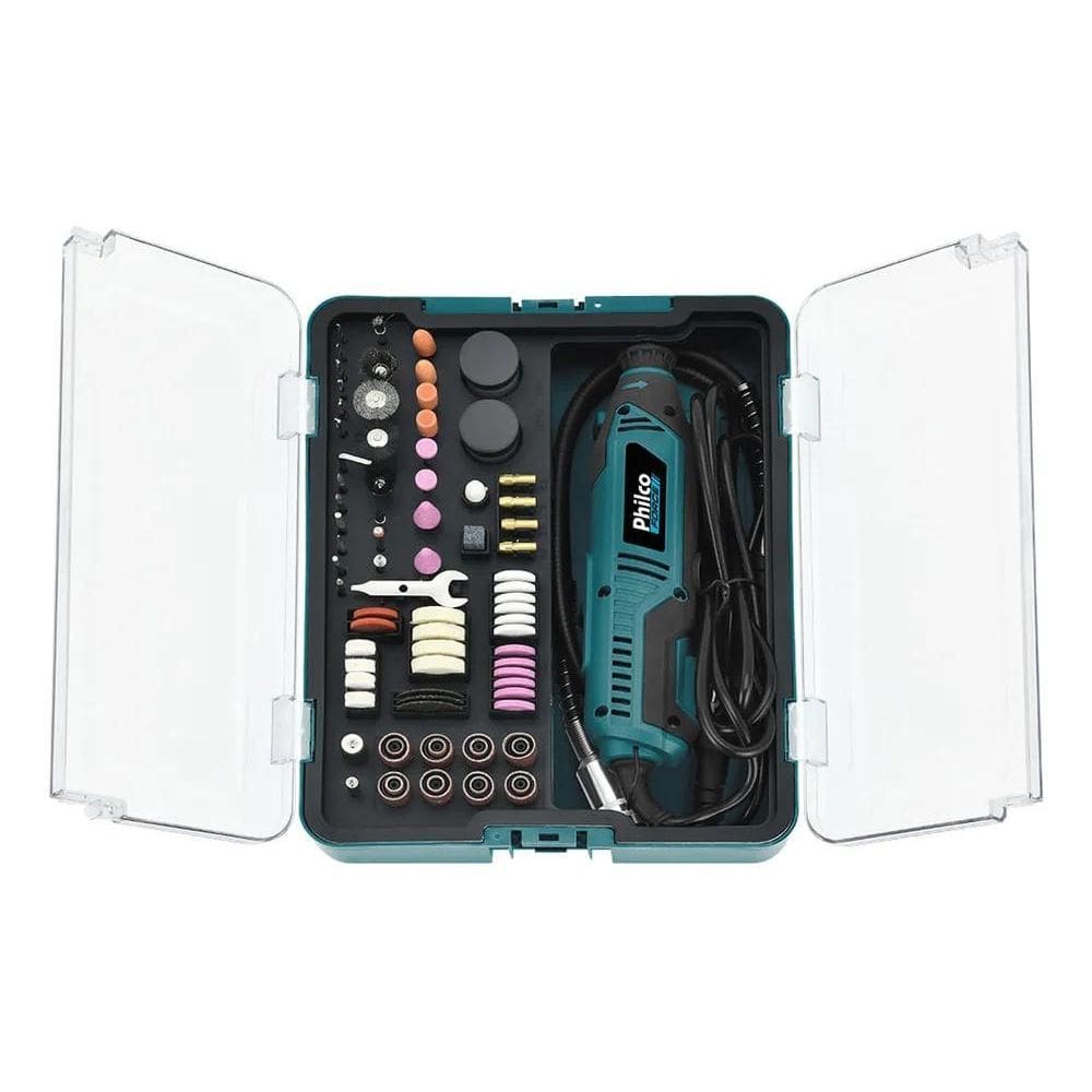 2X Philco Prt180 120 Mini Retifica Acessórios Com Eixo Flexí