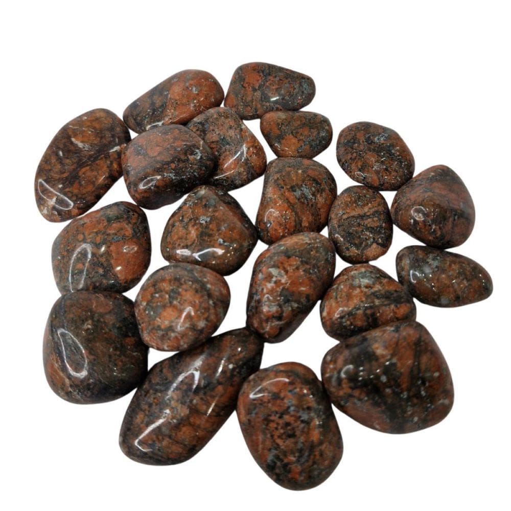 Pedra Calcita Laranja 1 A 2 Cm Rolada 250G Natural