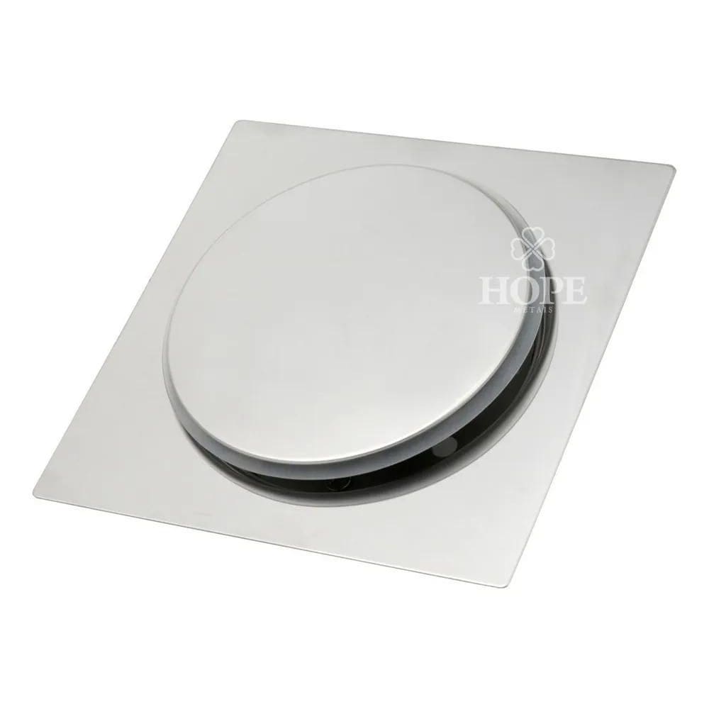 2X Ralo Click Inteligente De Aço Inox Medida 15X15 Para Piso