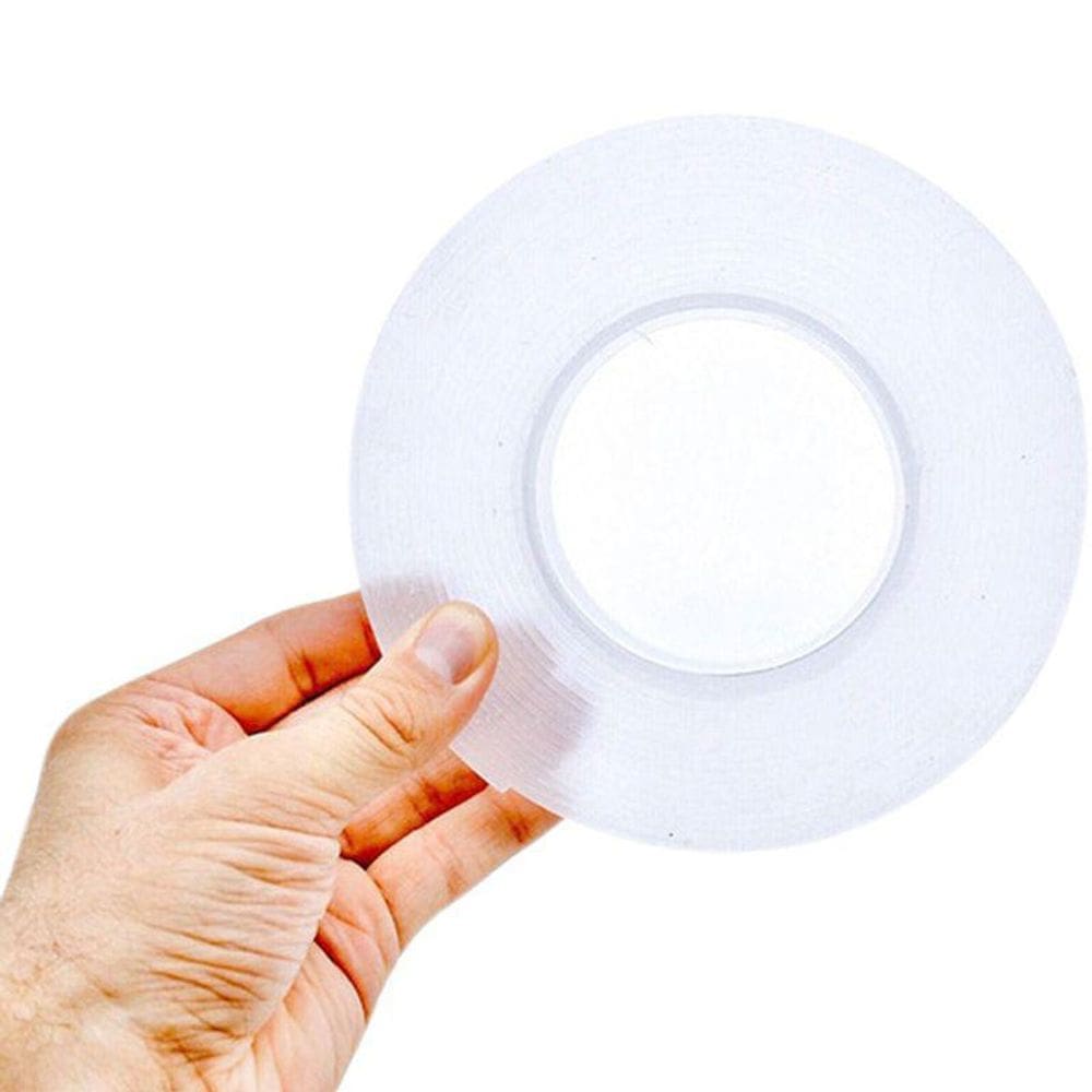 Fita Adesiva Dupla Face Transparente Nano Pu 2 Metros
