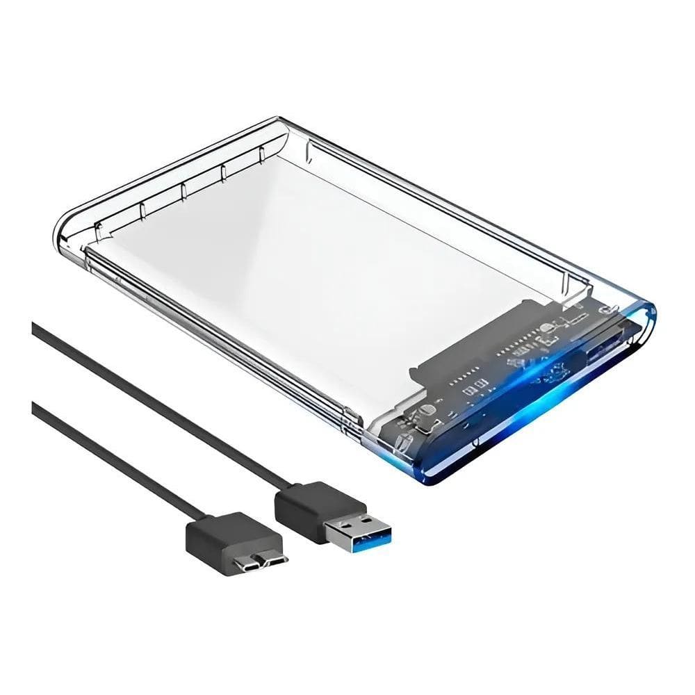 Case Para Hd Slim Externo Usb 3.0 Computador Ssd Hdd Sata 2.