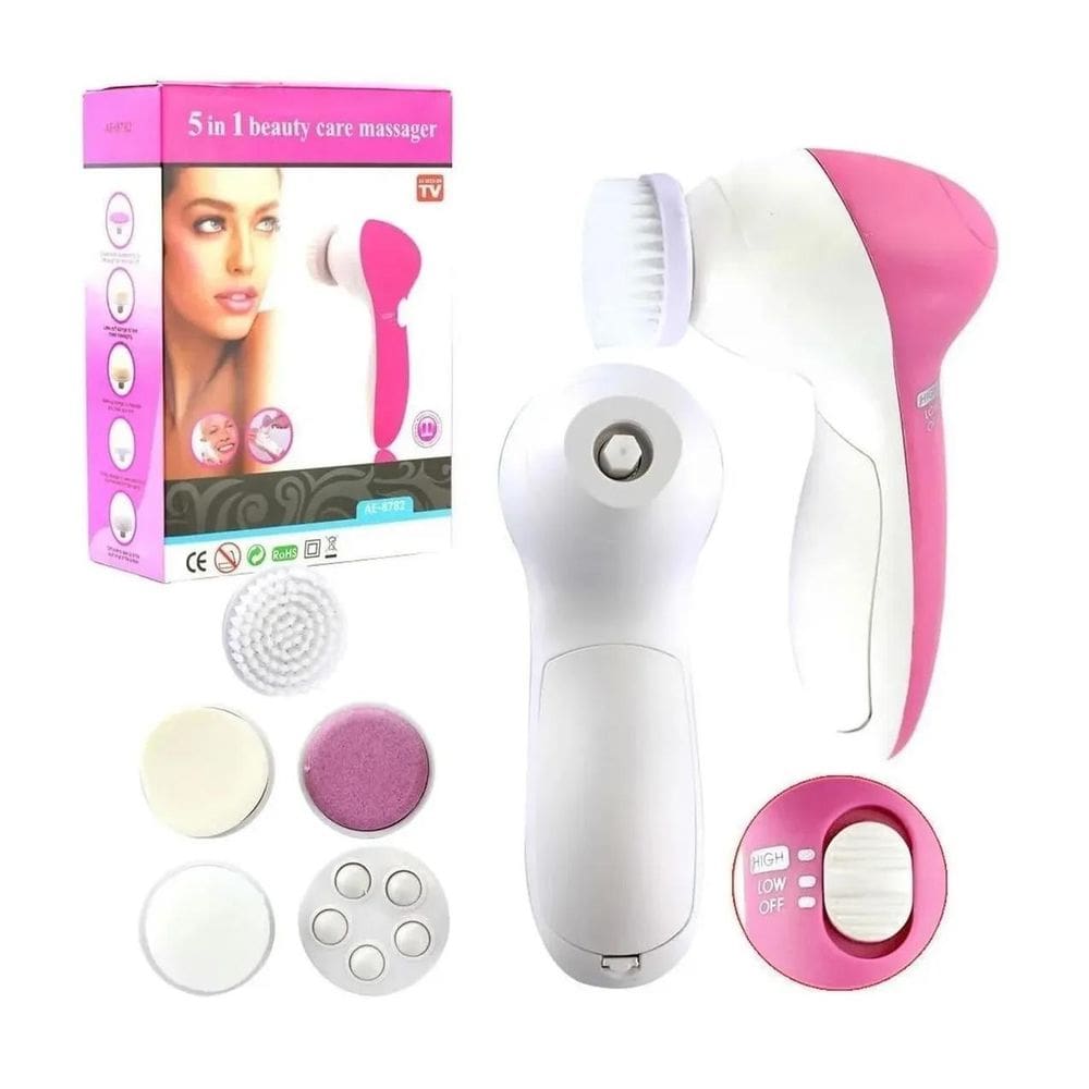 Massageador Facial E Corporal Portátil Limpeza E Esfoliação