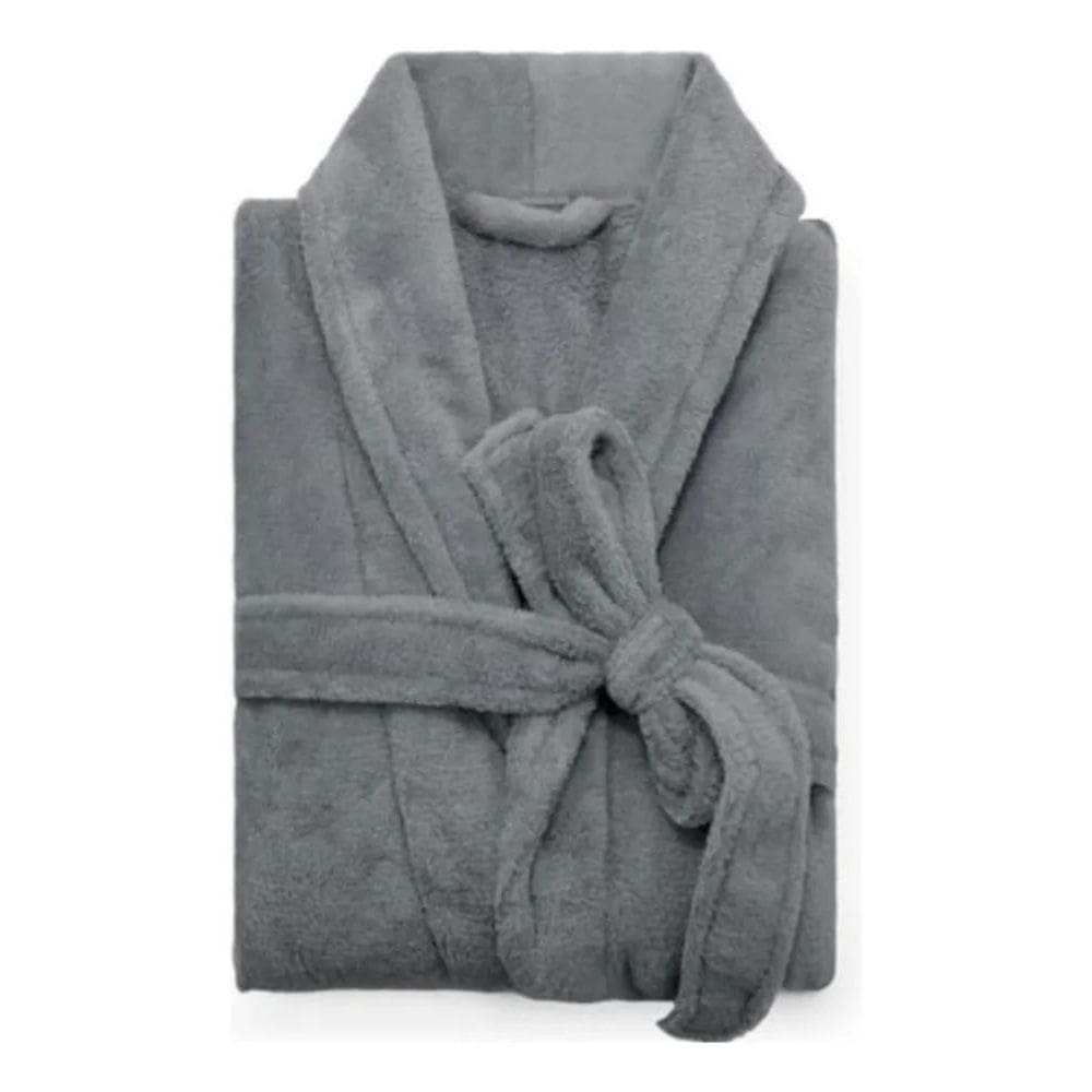 2X Roupão Feminino E Masculino De Microfibra De Inverno Unis