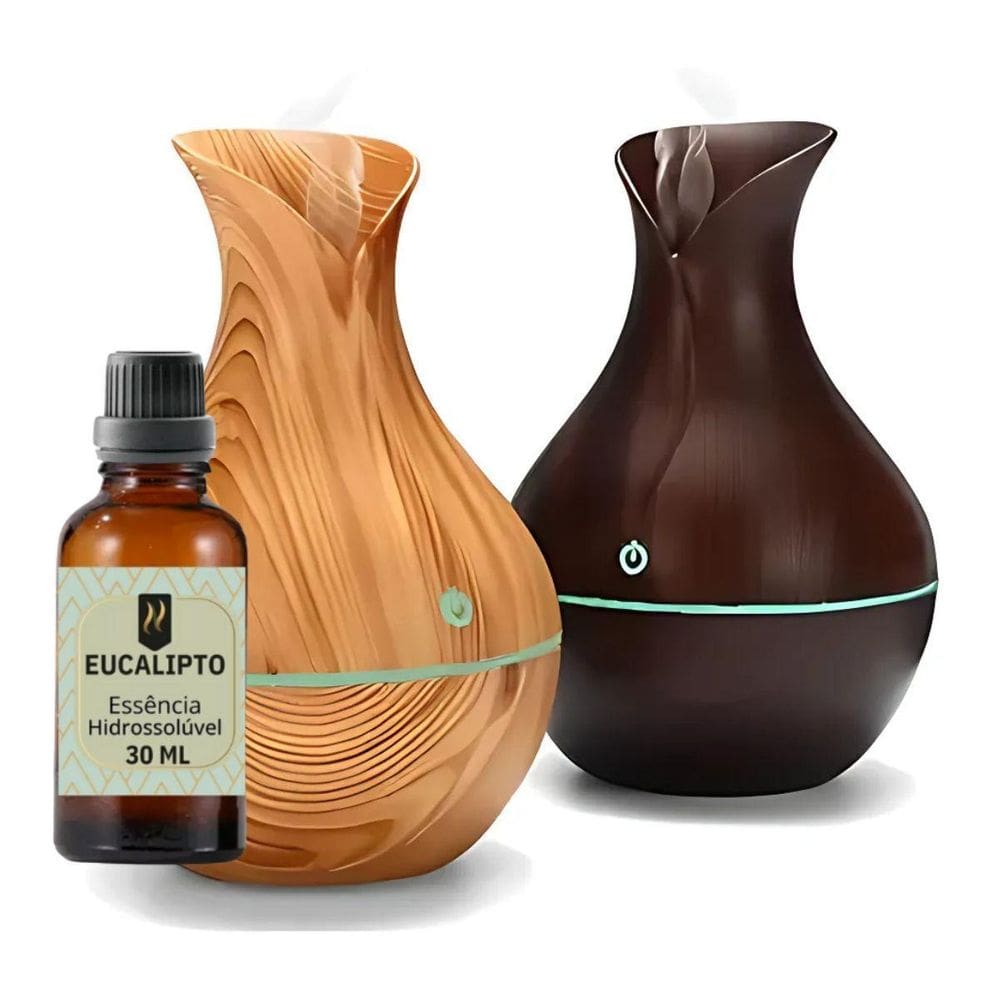 Kit Aromatizador Elétrico + Essência Escolha Cor E Essência