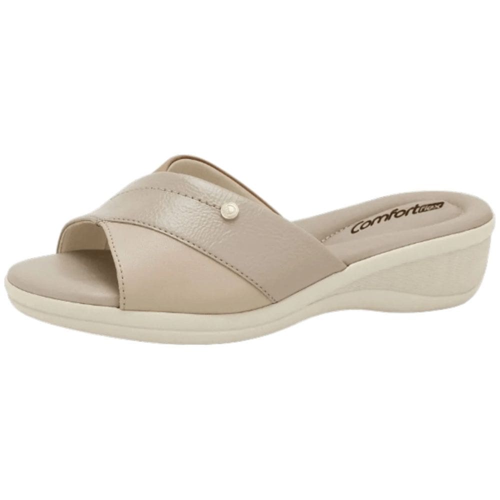 Tamanco Feminino Anabela Fácil Calce Confortavel Comfortflex