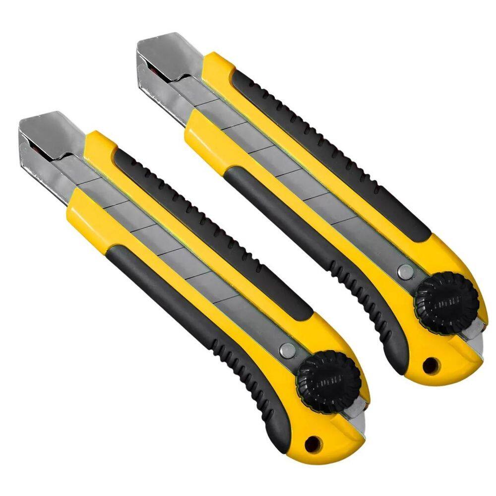 Estilete 25Mm Com Trava Giratória E Lâmina 2 Un