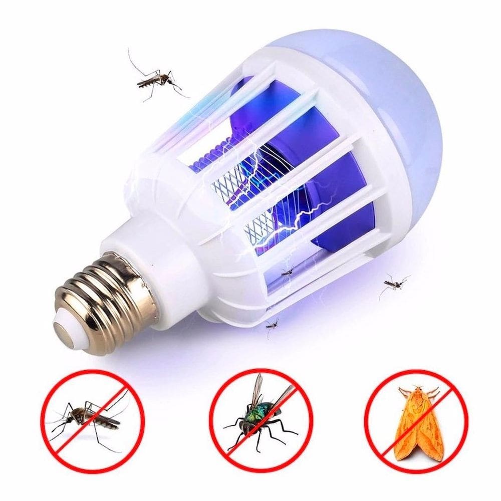 Luminária Led Mata Mosquitos Pernilongos Armadilha Potente