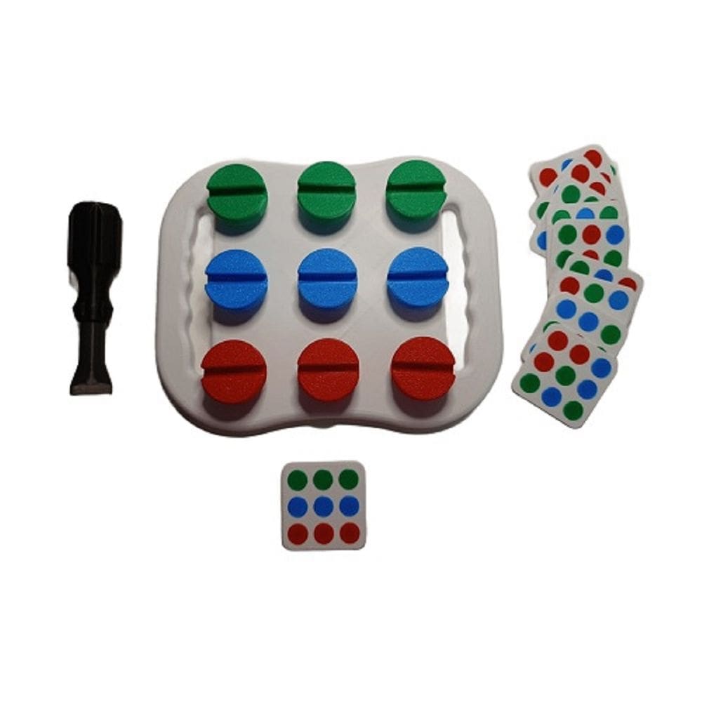 Brinquedo Educativo com Parafusos Coloridos Muita Diversão