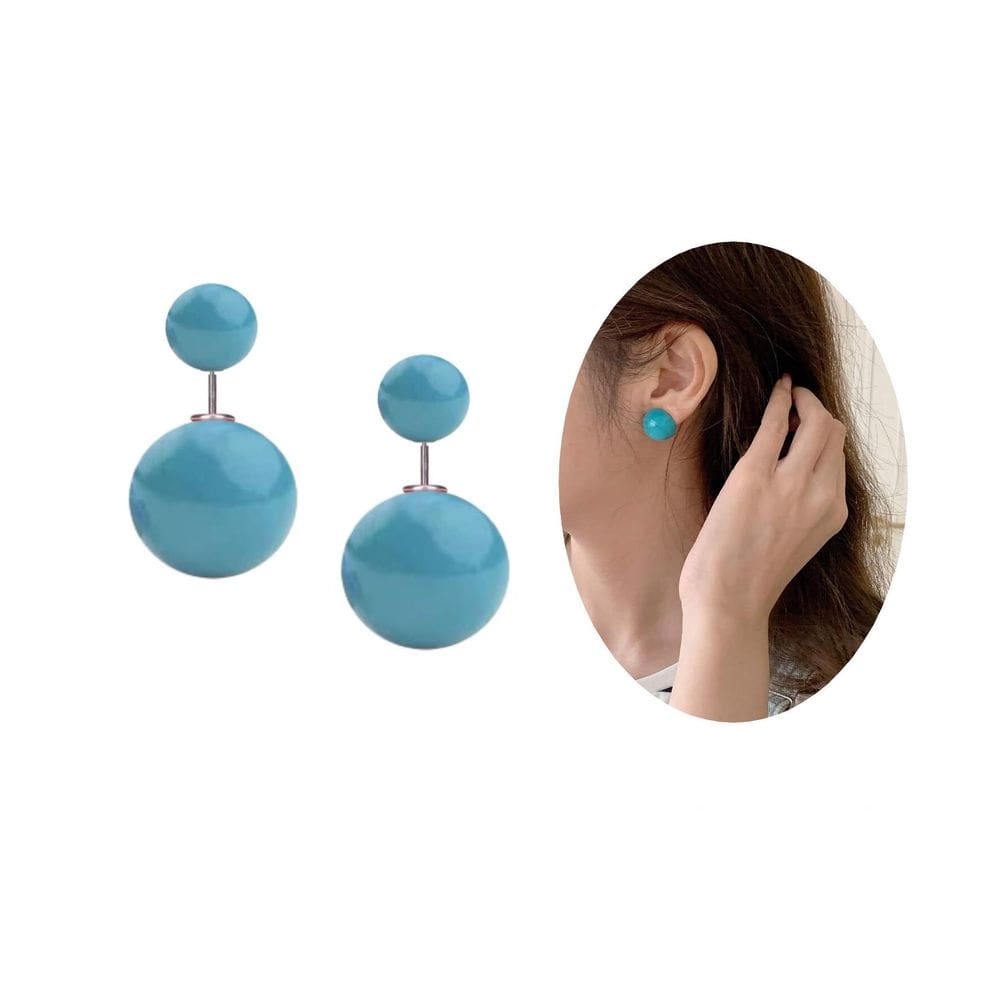 Brinco Pérolas 15Mm Estilo Inspiração Modelo Sintético