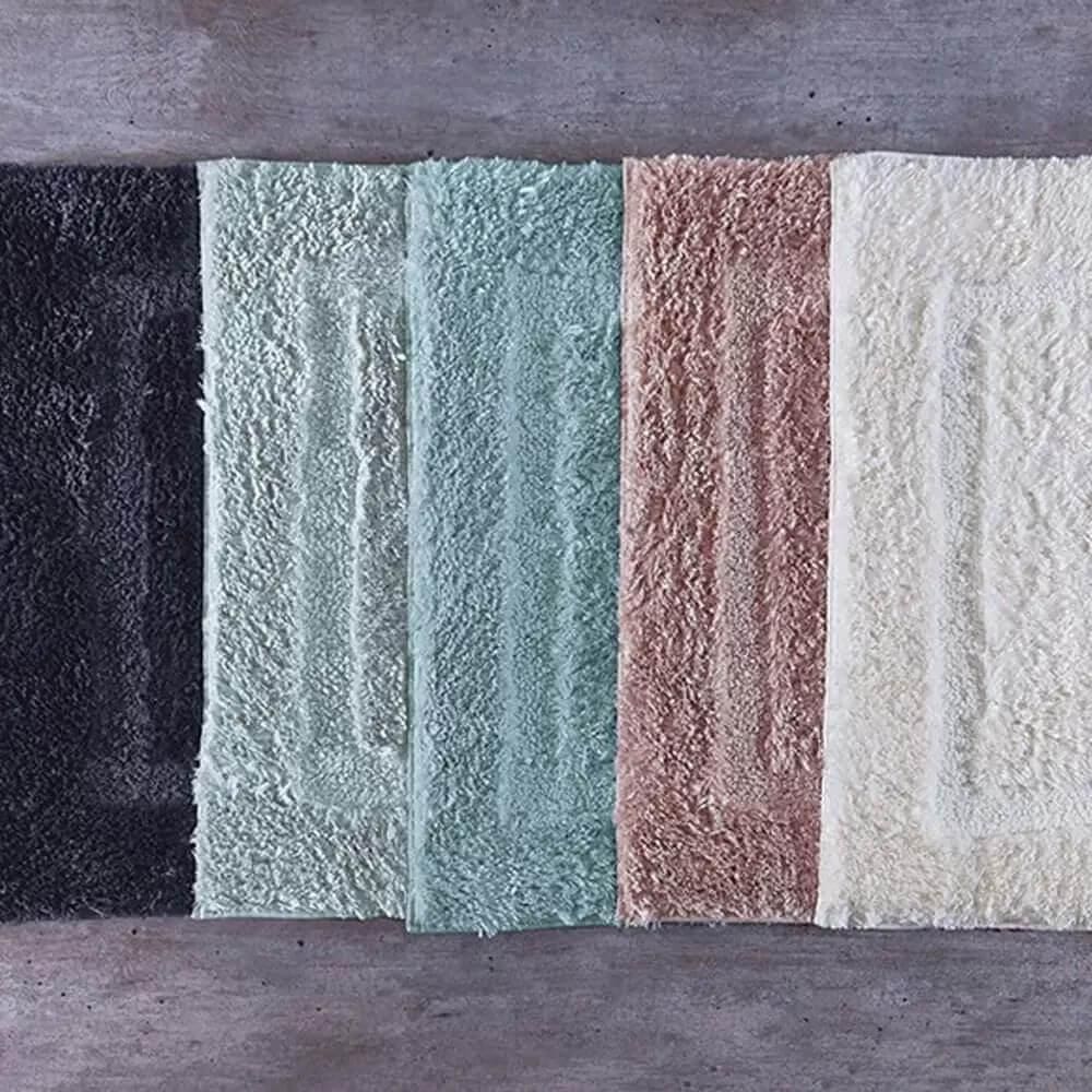 Tapete De Microfibra Dual 50 X 70 - Andreza Rosa