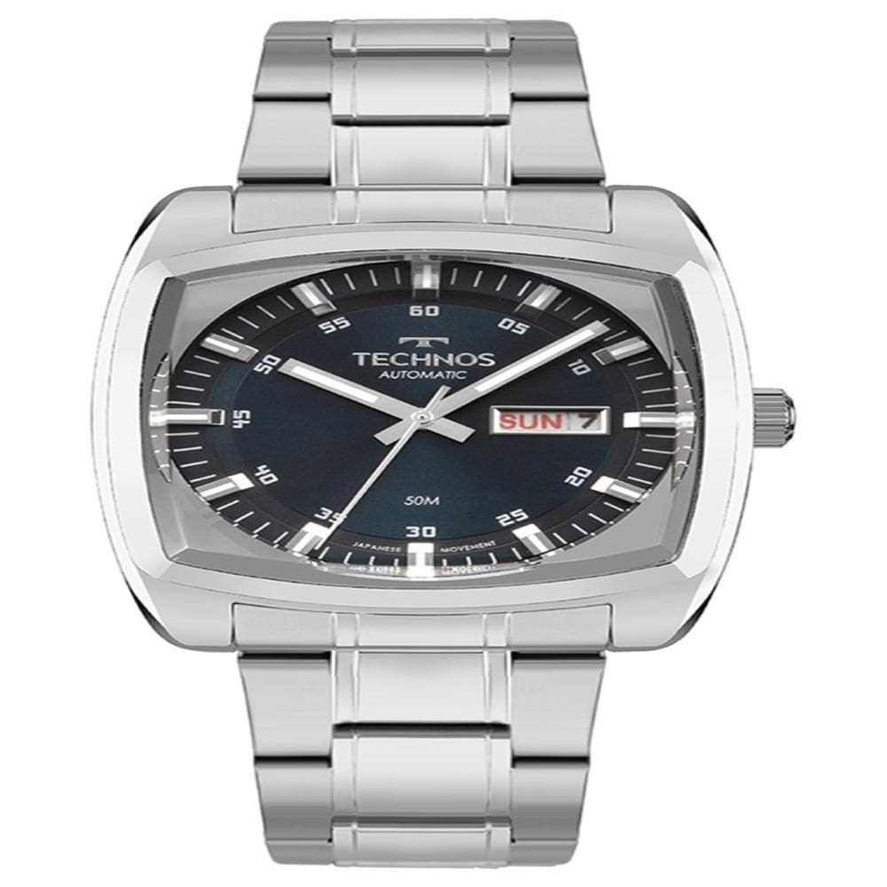 Relógio Technos Masculino Automático Prateado - 8205Ol/1A