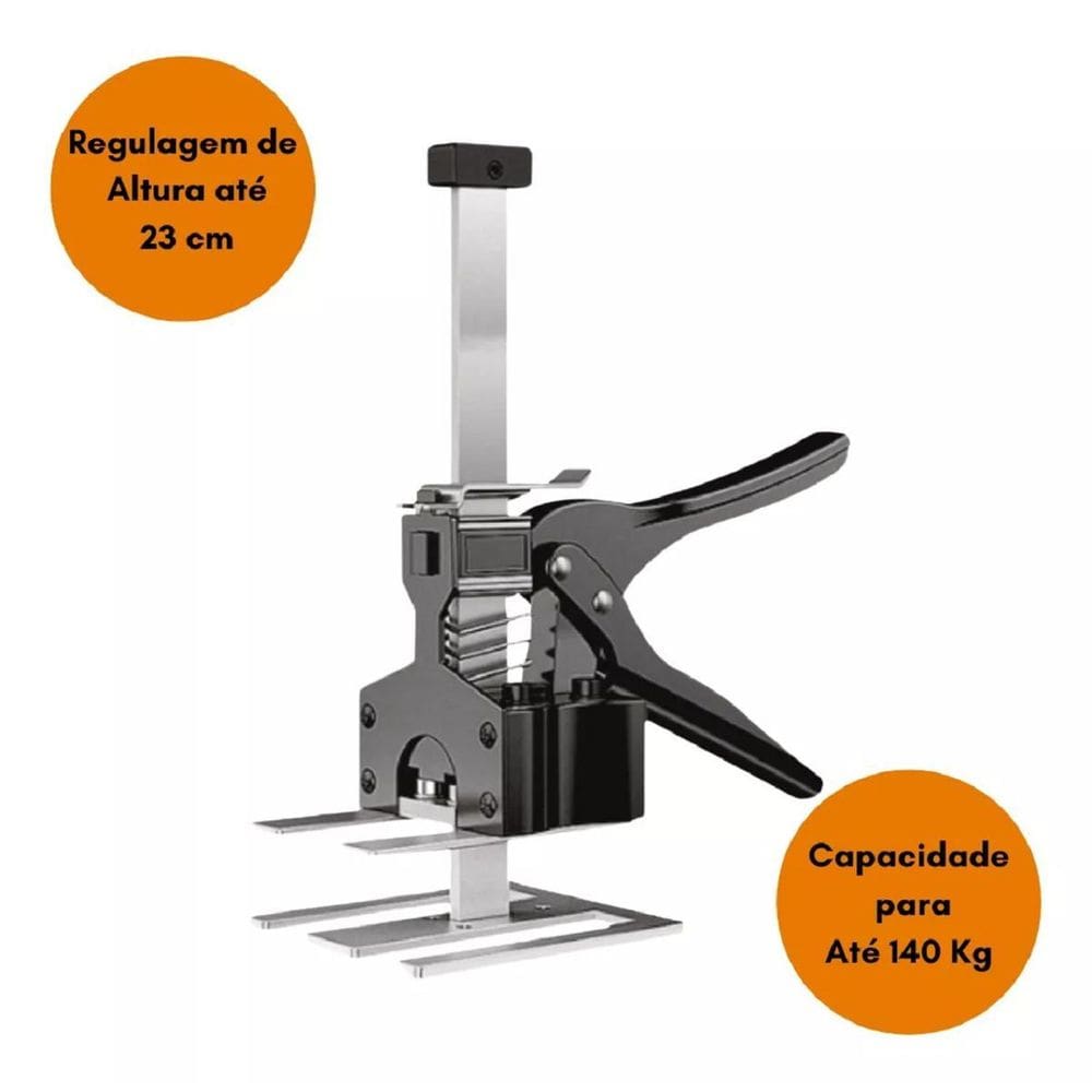 Suporte Elevador De Móveis, Portas, Janelas Até 23Cm E 140Kg