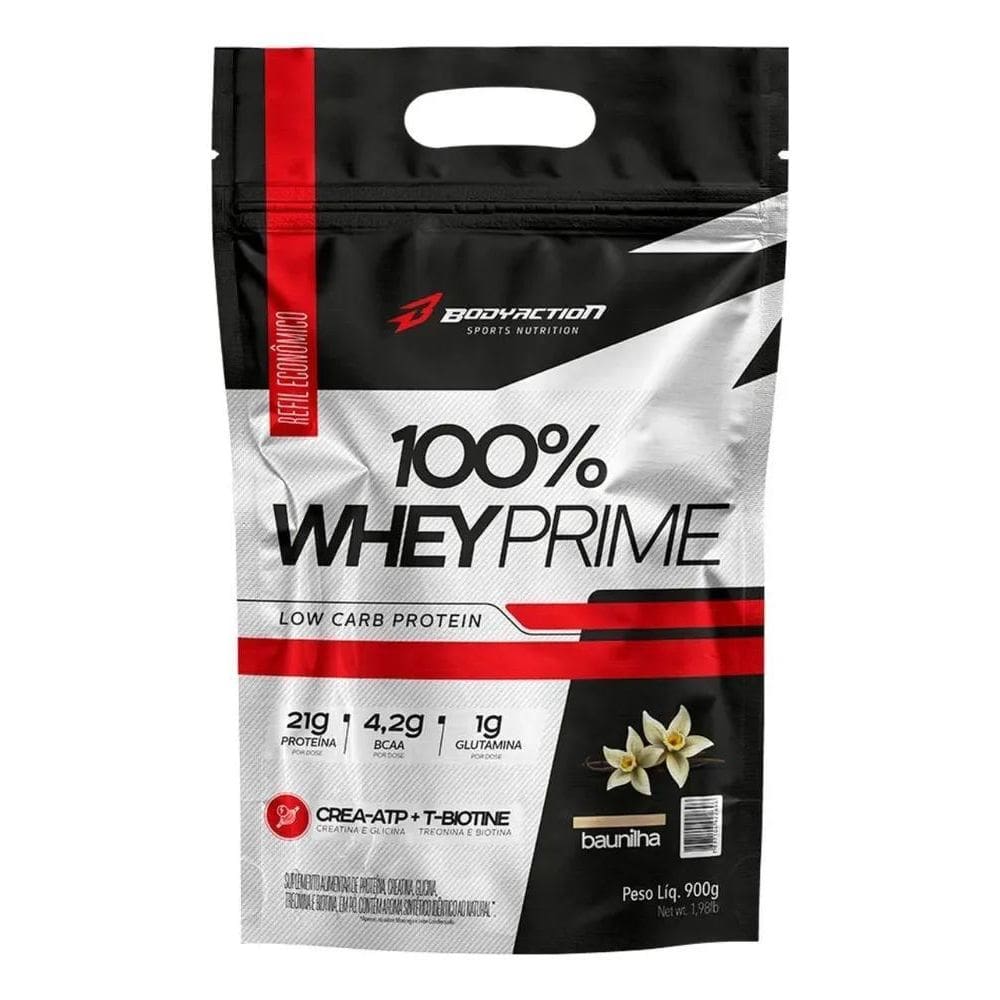 2X 100% Whey Protein Concentrado Prime Refil Low Carb Creati