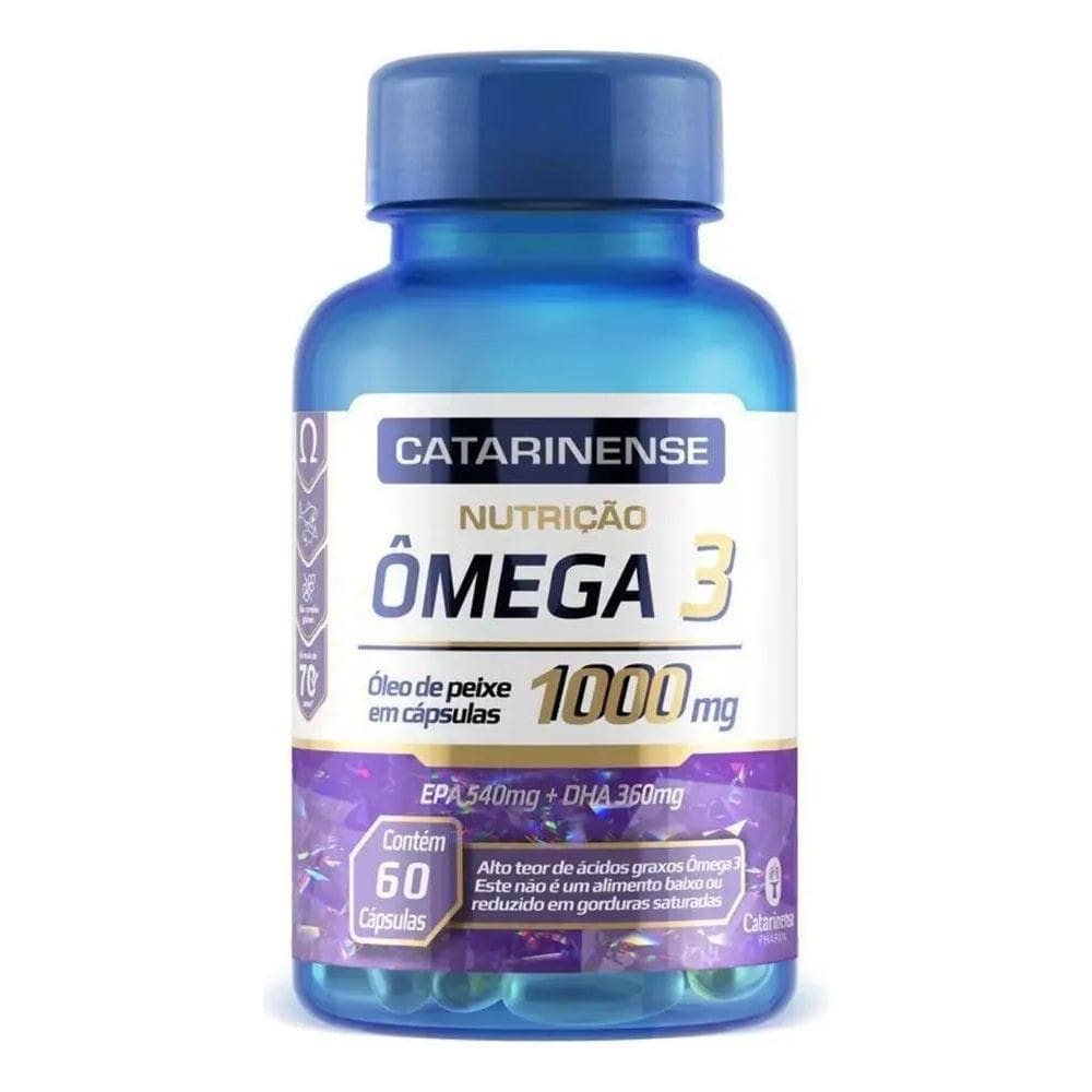 2X Ômega 3 Catarinense 1000Mg 60 Capsulas Epa 540Mg + Dha 36