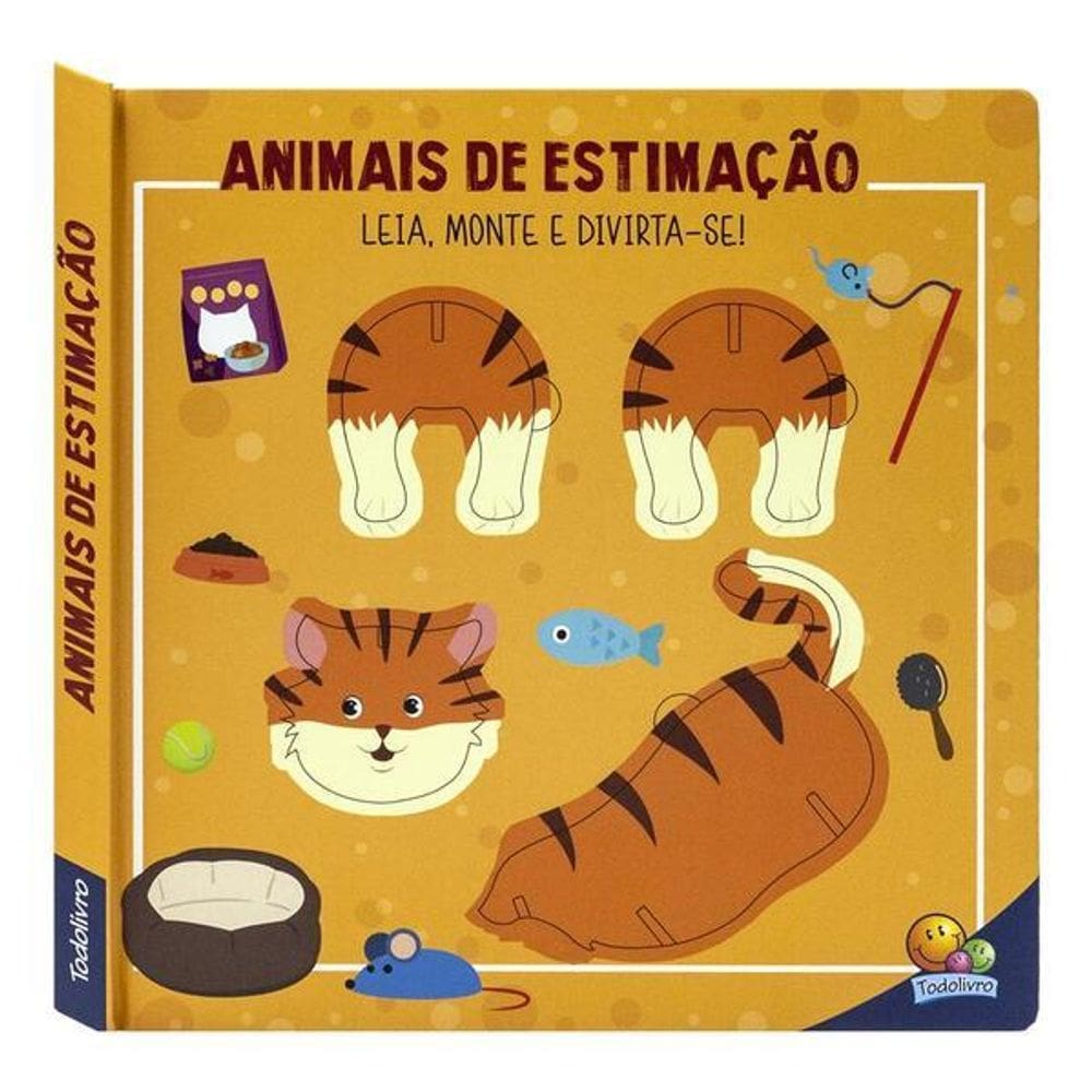 Leia, Monte e Divirta-Se! Animais de Estimação