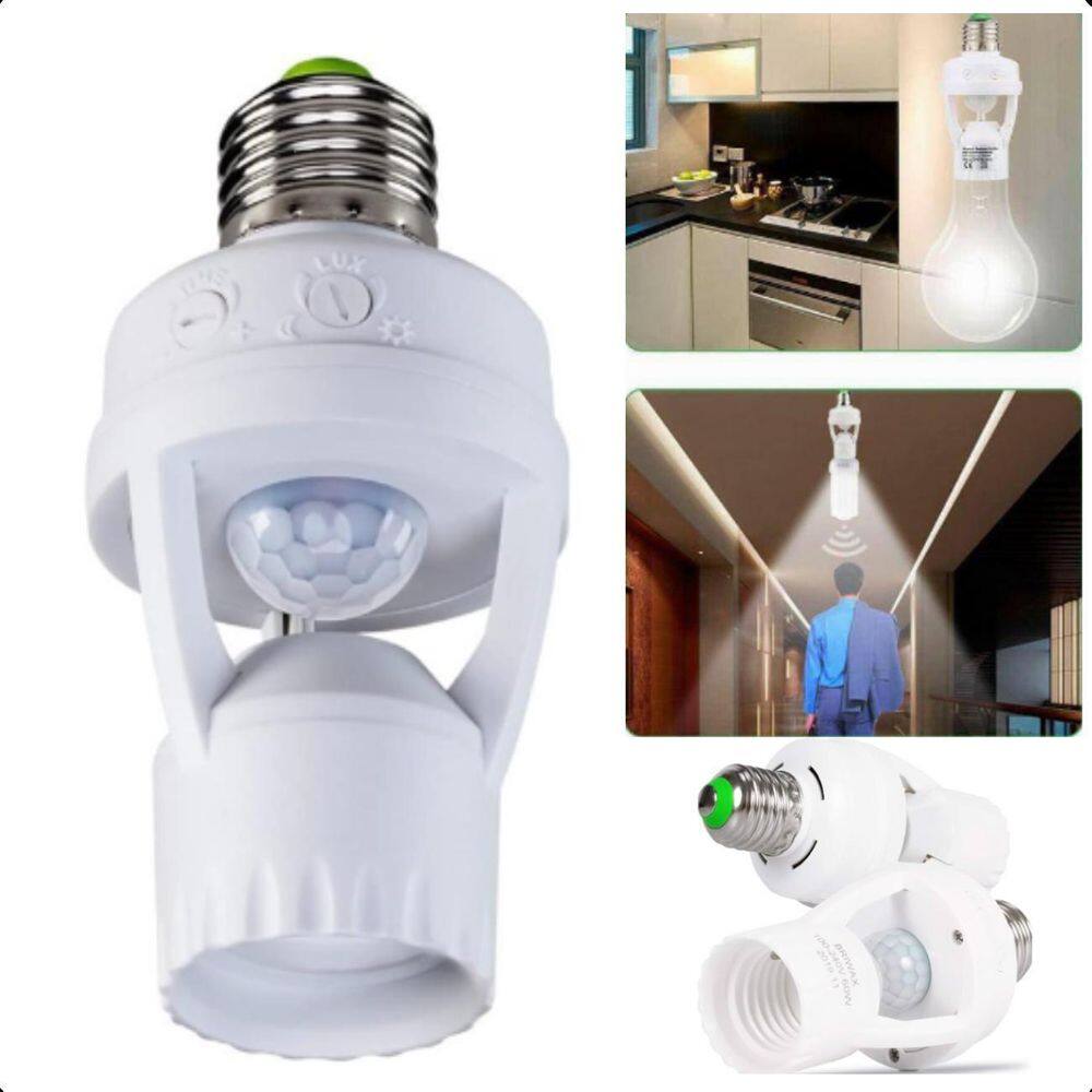 Sensor E27 Com Fotocélula Para Detecção Rápida De Movimento