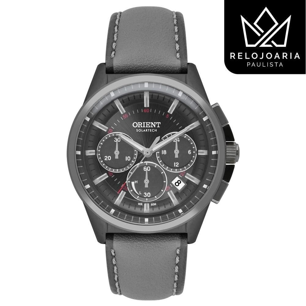 Relógio Orient Masculino Solartech Cinza Myscc009 G1Gx