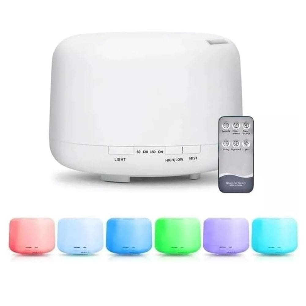 Umidificador Difusor Aromatizador 500Ml Ultrassônico Estilo