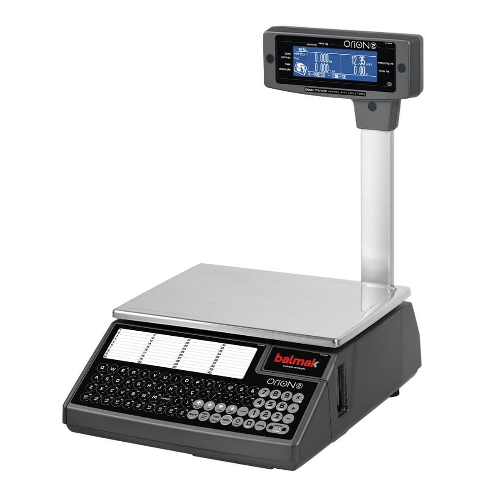 Balança Digital Comercial de Torre Balmak Órion 2 Key com Impressor Integrado Bivolt OT-6/15/302TE