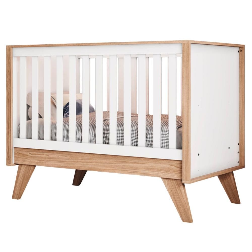 Berco Mini Cama Grade Fixa 139X79 cm Confete Henn