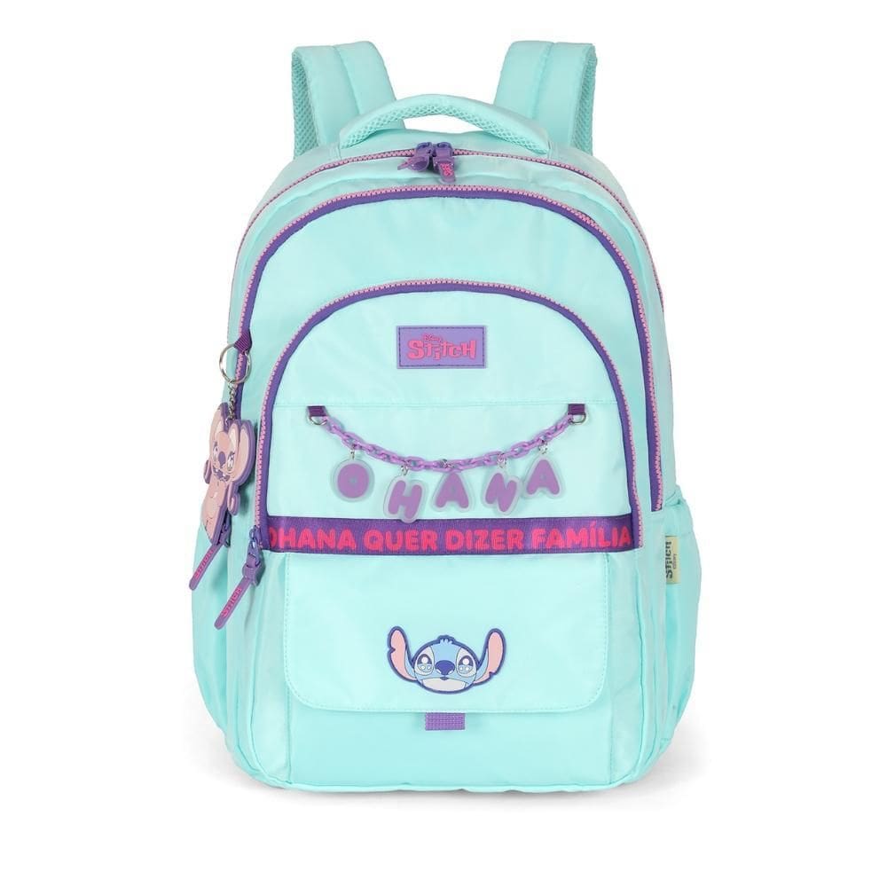 Mochila Escolar Notebook Disney Stitch Resistente