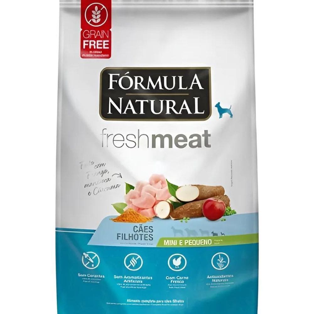 2X Formula Natural Fresh Meat Filhote Mini E Peq. 1 Kg