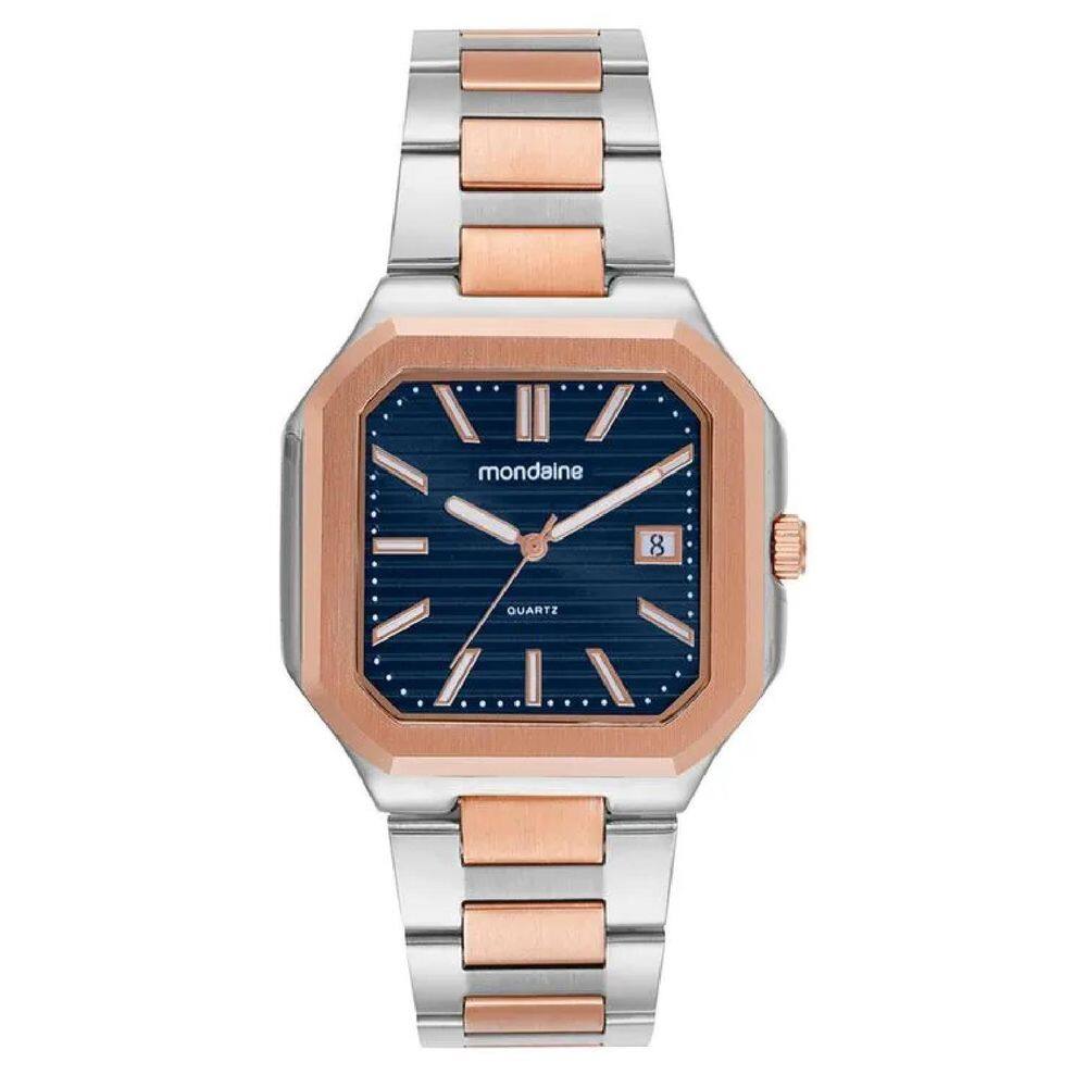 Relógio Mondaine 32945Gpmvge3 Quadrado Bicolor