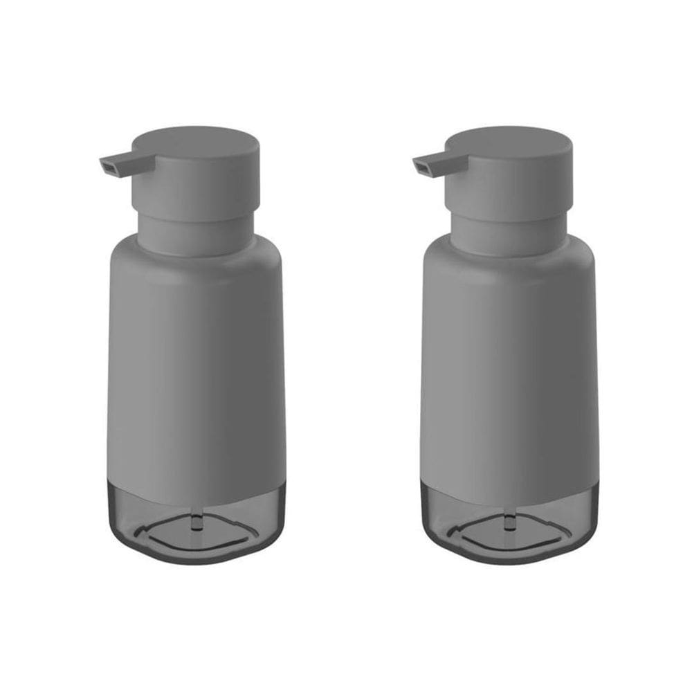 Kit Porta Sabonete 2 Peças Dual Ou Banheiro Lavabo