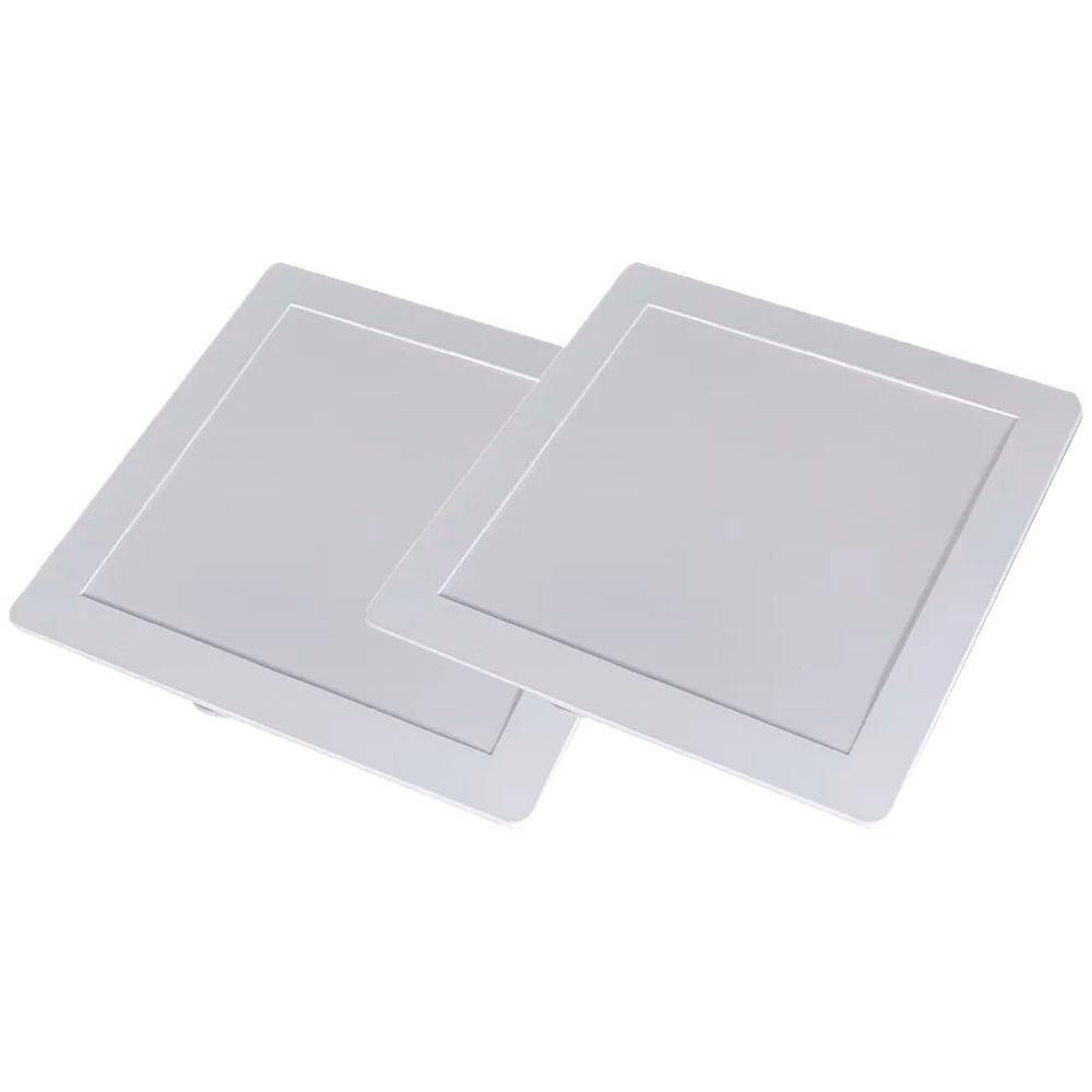 Kit 2 Luminária Plafon Led Quadrado Embutir 18W 6500K - Noll