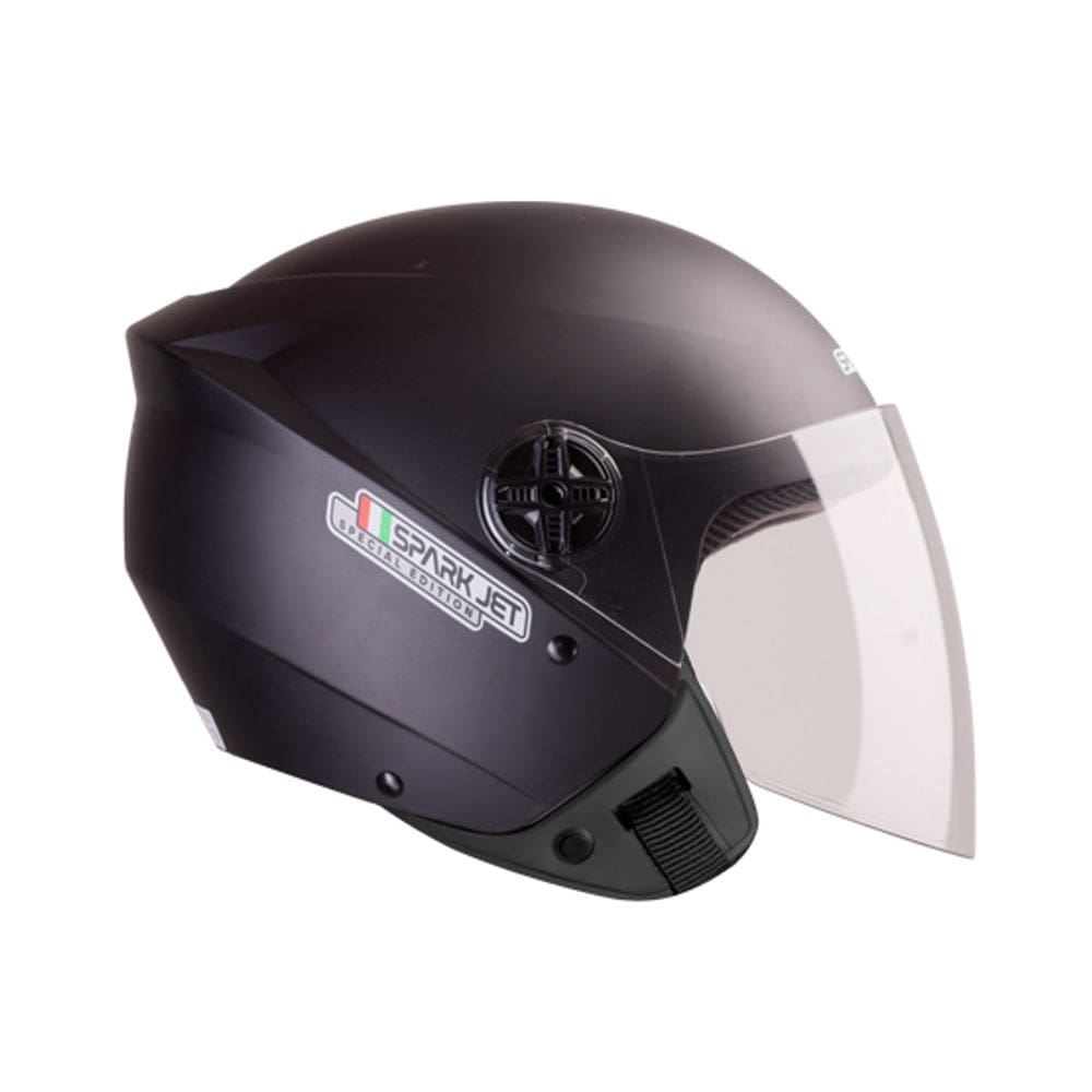 Capacete Ebf Spark Jet Preto Fosco