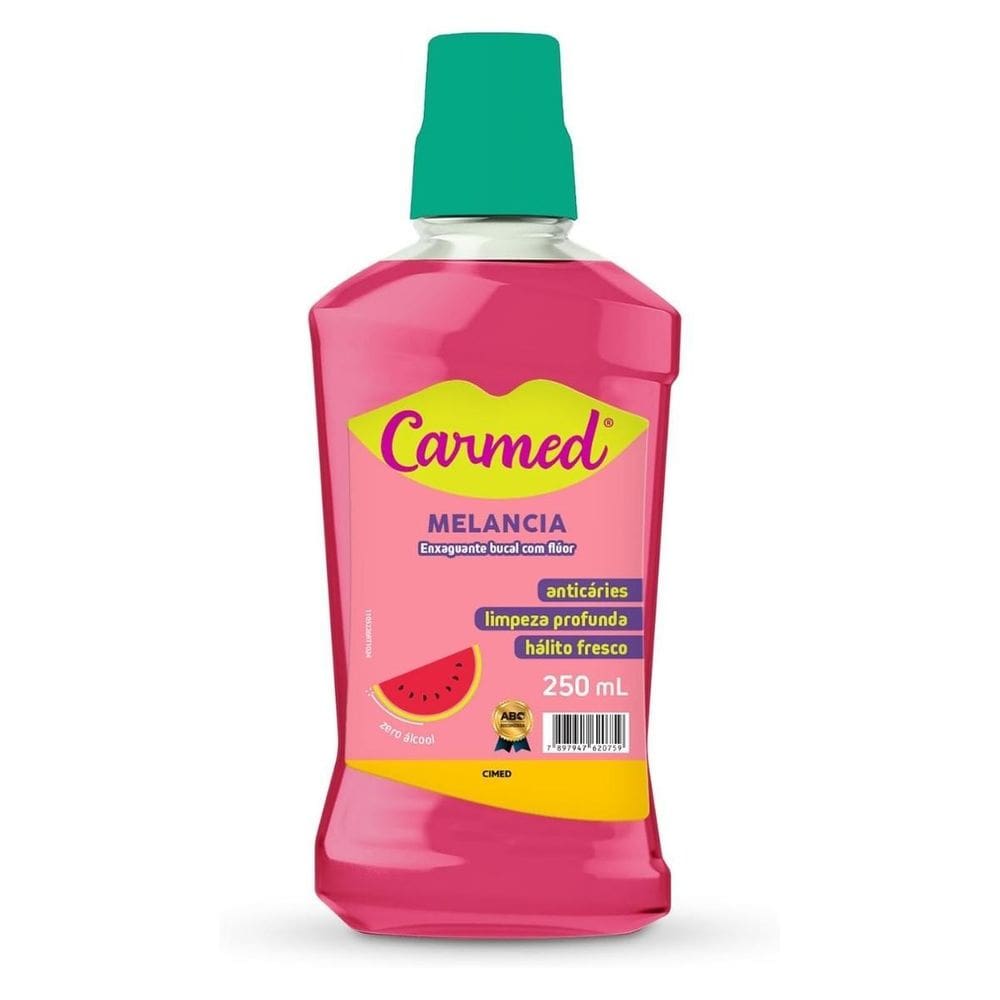 Enxaguante Bucal Carmed Melancia 250 Ml Anticáries