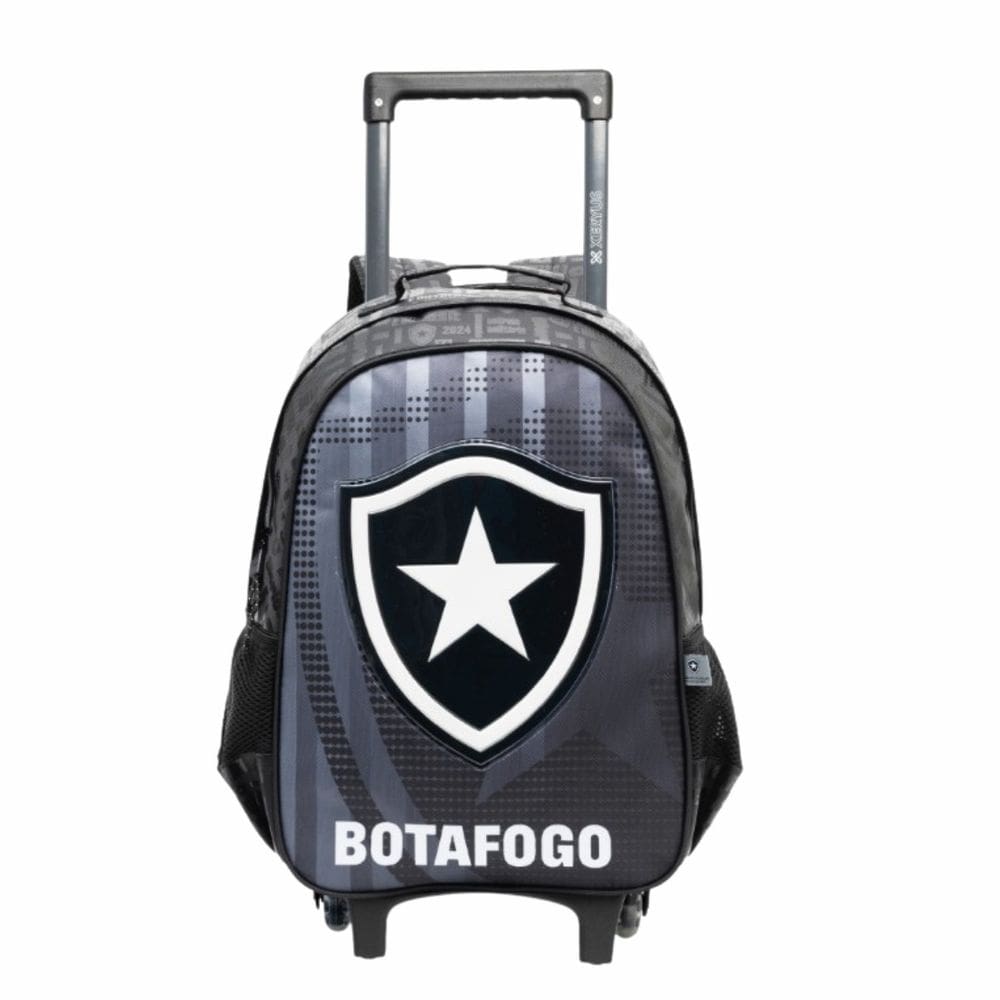 Mochila de Rodas e Alças Infantil Escolar Botafogo Futebol