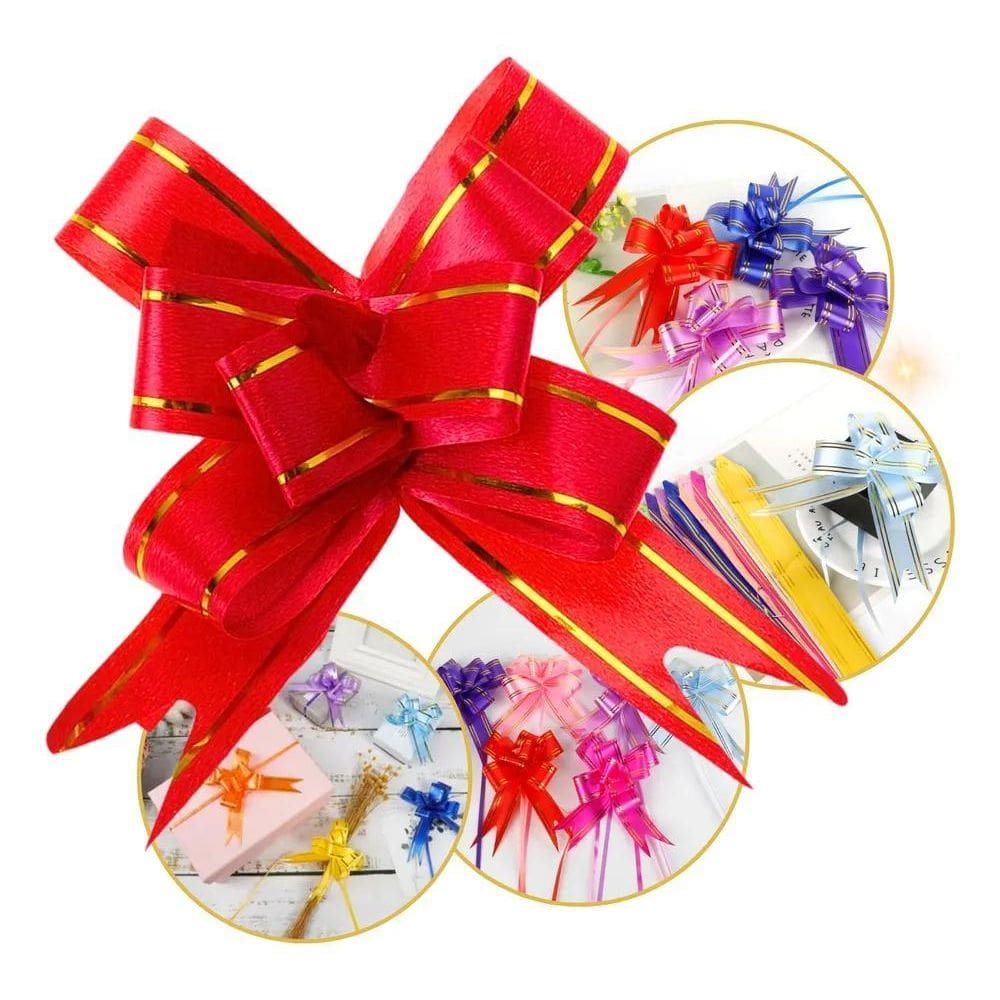 2X Laço Fácil Mágico Grande Para Presente Pronto 100 Unidade