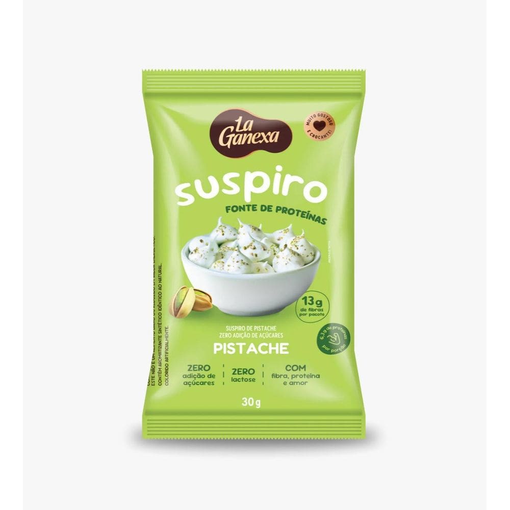 Suspiro Proteico Sabor Pistache 30G - La Ganexa