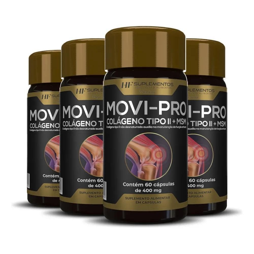 2X 4X Colageno Movi Pro Hf Suplements 60 Caps
