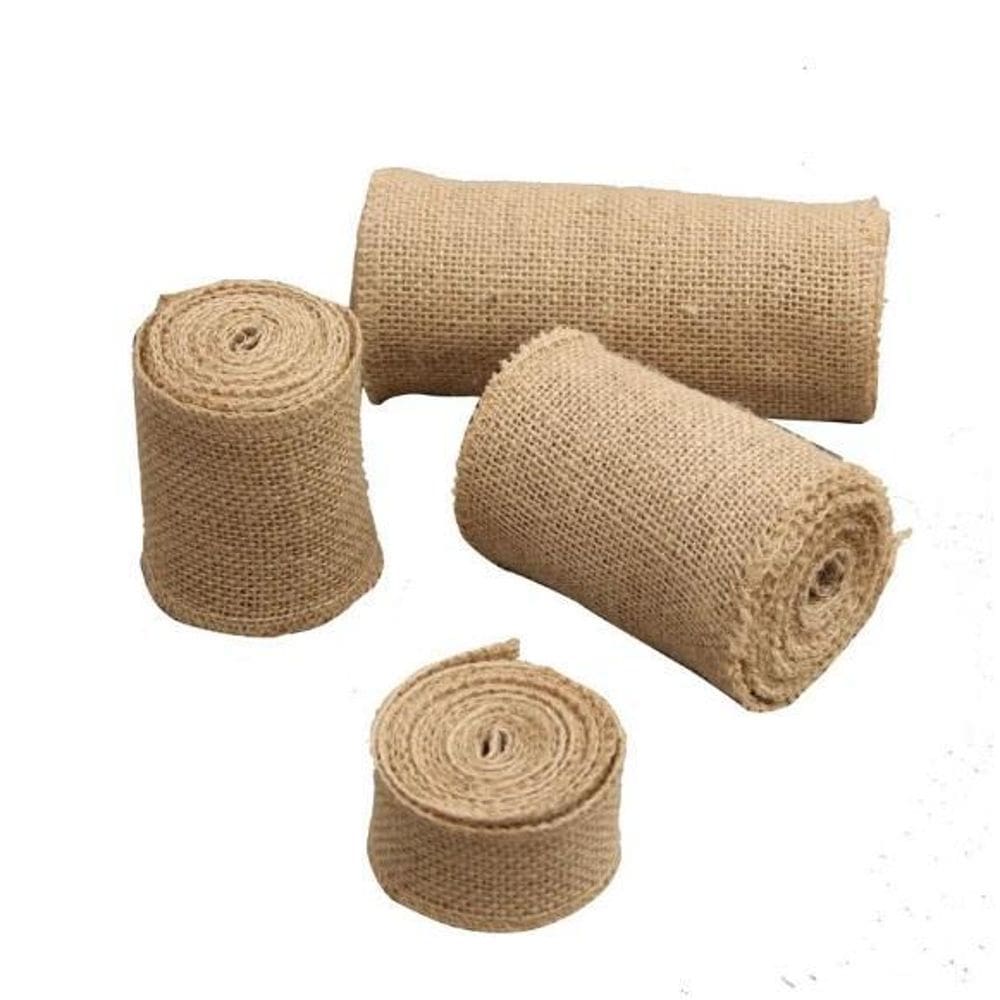 Fita De Juta Cru 6Cm Com 5 Metros