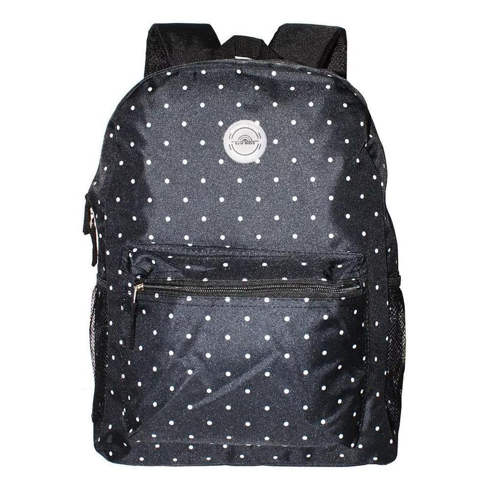 Mochila Juvenil Póa Bolinhas Meninas Escolar Costas