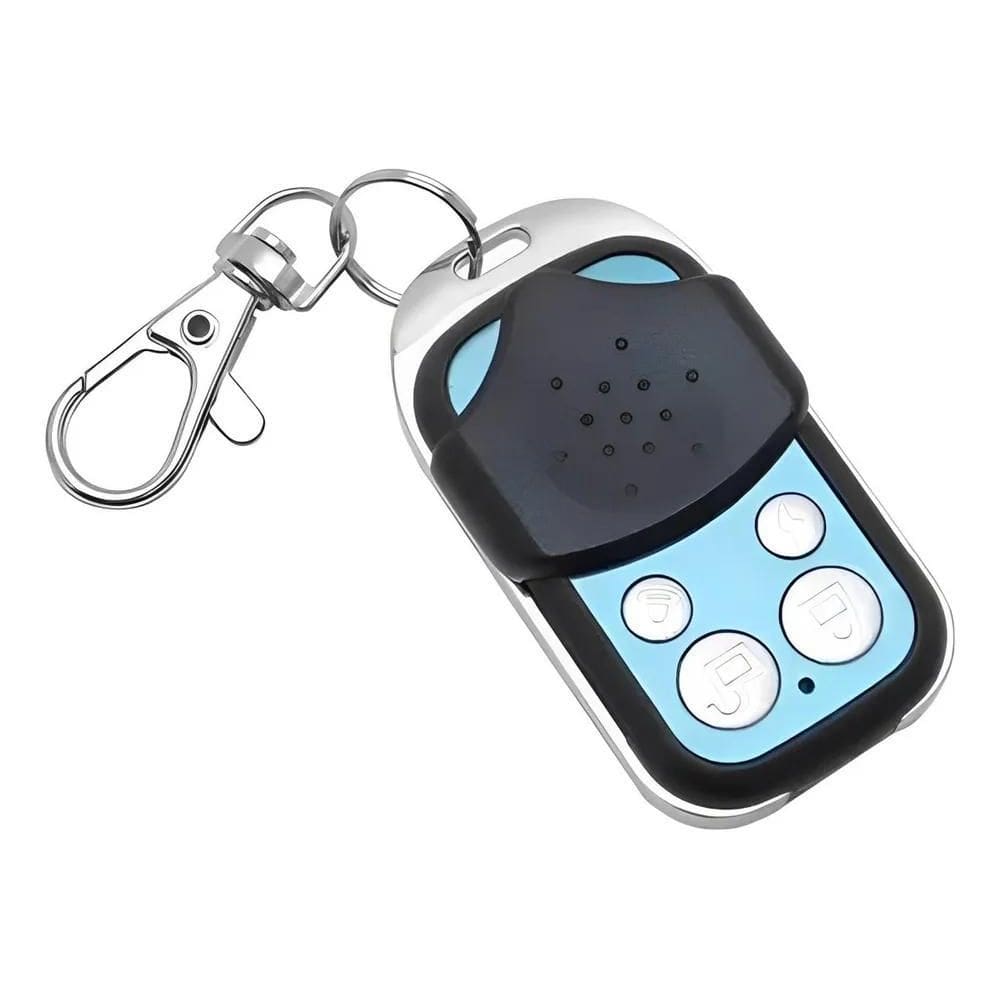 2X Controle Remoto E Copiador Alarme Portões Carros Cor Pret