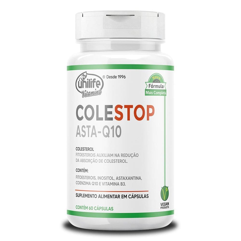 Colestop Asta Q10 Unilife 60 Cápsulas
