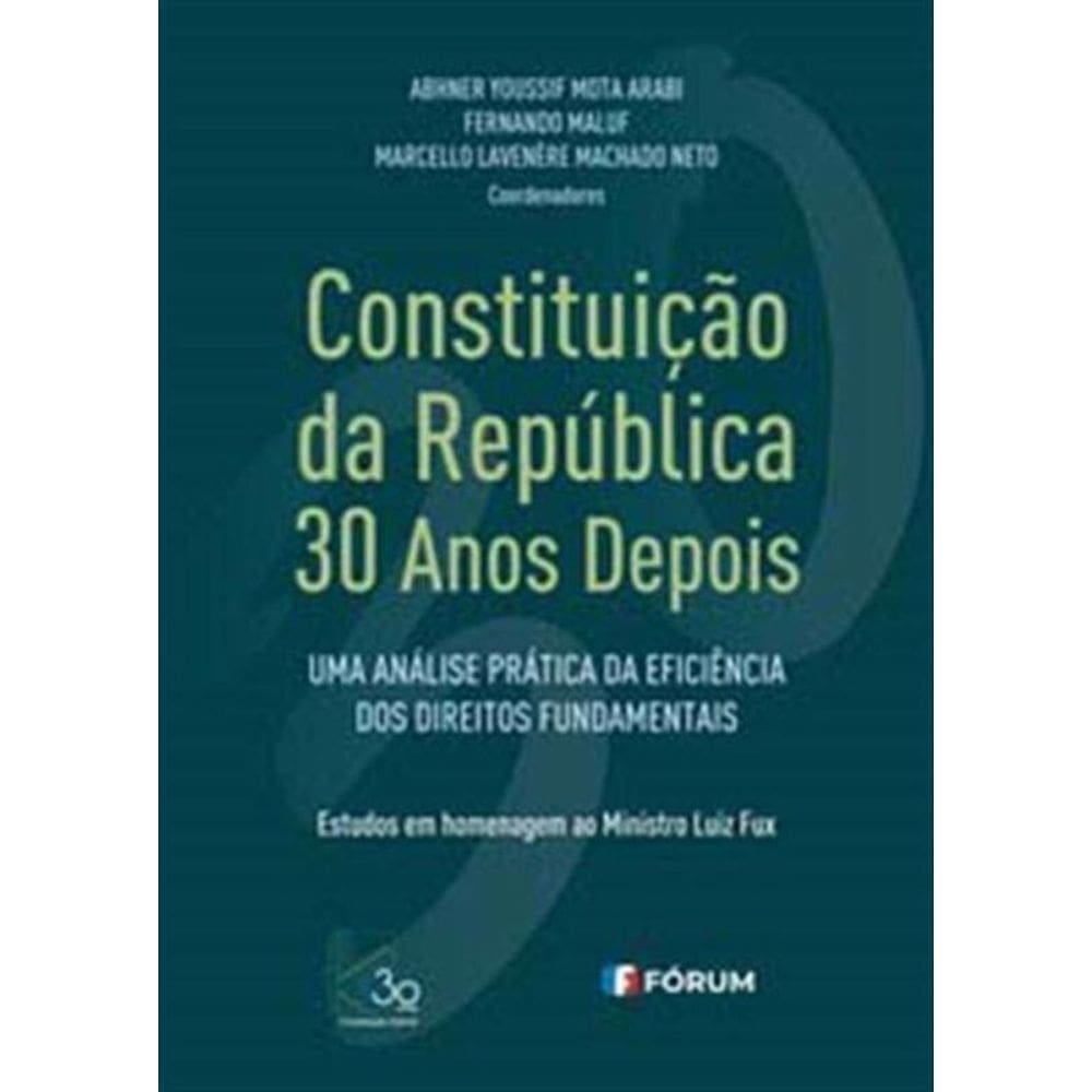 Constituicao Da Republica 30 Anos Depois